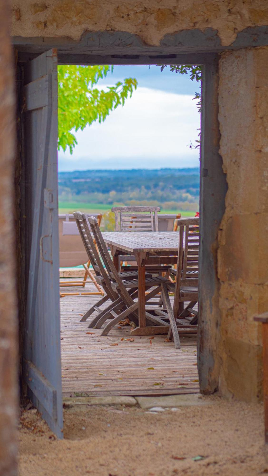 Propriete Le Monneton Bed & Breakfast Sainte-Christie Dış mekan fotoğraf